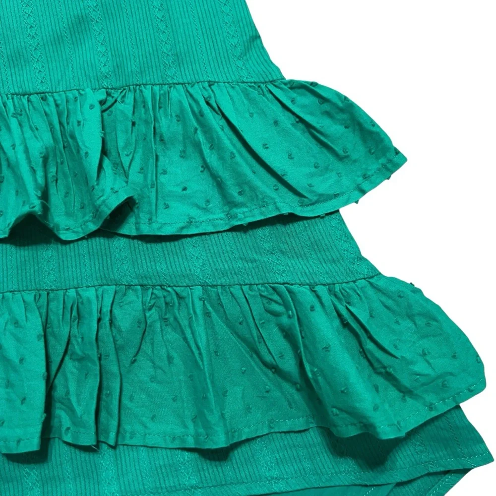 Matilda Jane 12Y Brilliant Daydream Seriously Sweet Green Ruffle Dress